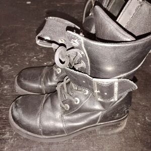 Harley-Davidson Black Leather Boots